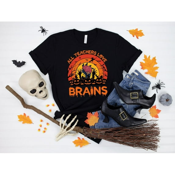 All Teachers Love Brains Shirt, Teacher Shirts, Teacher Shirt, Teacher Shirt, Teacher Gift