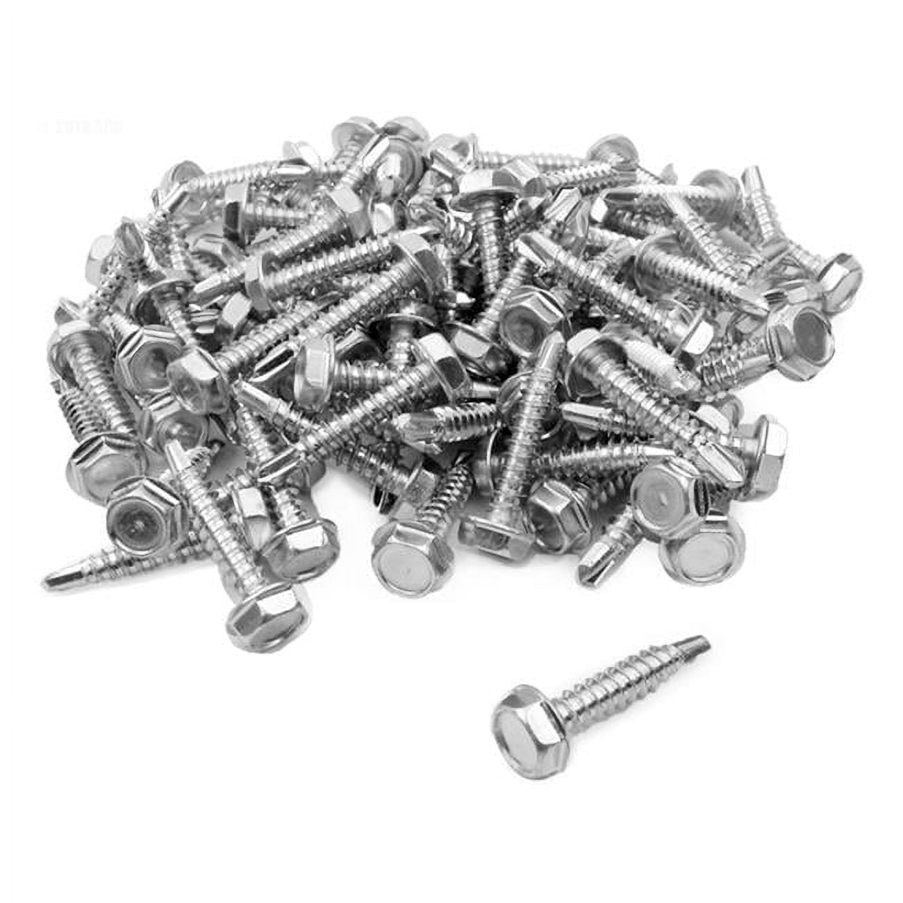 All-Tech Specialty Fasteners TEKS Stainless Steel Tek Screw - Bag of 100