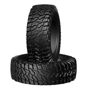 All-Terrain 4-Ply ATV/UTV Tires - Heavy Duty Tubeless - Superior Grip for Mud, Sand, Dirt, Snow, Off-Road - Fits ATVs, UTVs, Quads, 4 Wheelers, Trail & Utility - Set of 2 - Size AT24X8-12