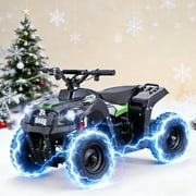 All-Terrain 4 & Wheeler,12.4 mph Variable Speeds,Arshin 500W 36V High-Torque Motor,Parent Control,10 Miles,Perfect Gift(Green)