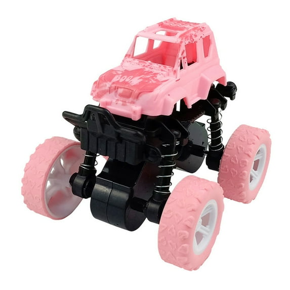 All-Terrain 4x4 Inertia Stunt Car Toy with One-Pull Back Mechanism, Durable Off-Road Vehicle for Young Children and Toddlers