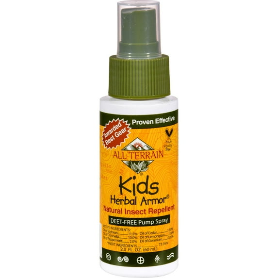 All Terrain Kids Herbal Armor®, Natural Insect Repellent, 2.0 fl oz (59 ml)