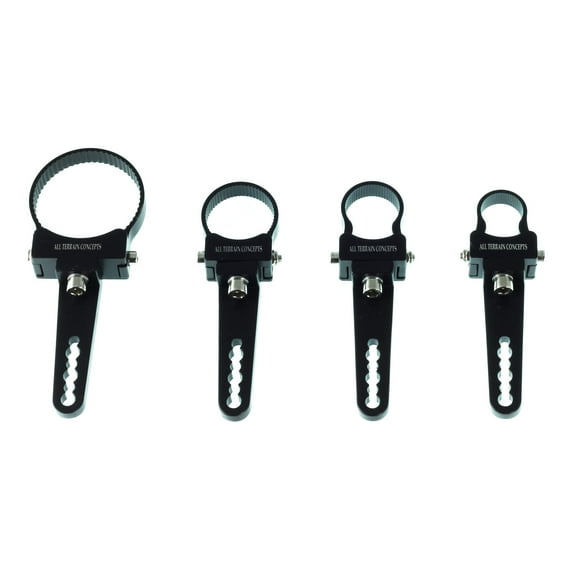 All Terrain Concepts - Universal Cage Mount Set 1.25 Inch (Set of 2) | Billet Aluminum Bracket | Versatile Light Bar Mounting Solution