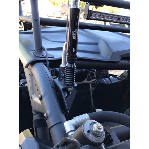 All Terrain Concepts - Whip Mount for Can-Am X3 2017-2023 | Stock Cage Compatible | Direct Fit | Heavy-Duty Steel Construction | Sold Individually