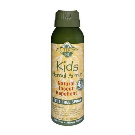 All Terrain Kids Herbal Armor Natural Insect Repellant Continuous Deet Free Spray - 3 Oz