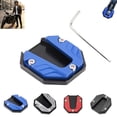 thumbnail image 1 of All-Terrain Motorcycle Kickstand Pad & Aluminum Alloy Anti-Sink Side Stand Extender | Non-Slip Support Plate for Bikers, 1 of 8
