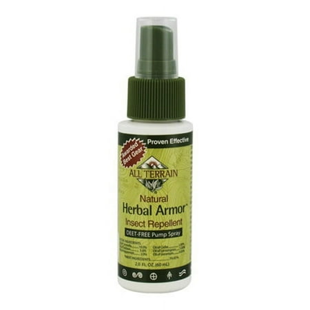 All Terrain Natural Herbal Armor Mosquito and Insect Repellent Spray, 2 oz