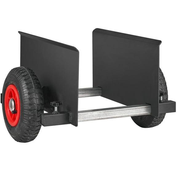 All-Terrain Panel Dolly, 600LBS Capacity, Heavy-duty Drywall Sheet Mover with 8" Pneumatic Wheels, Adjustable Material Handling Cart