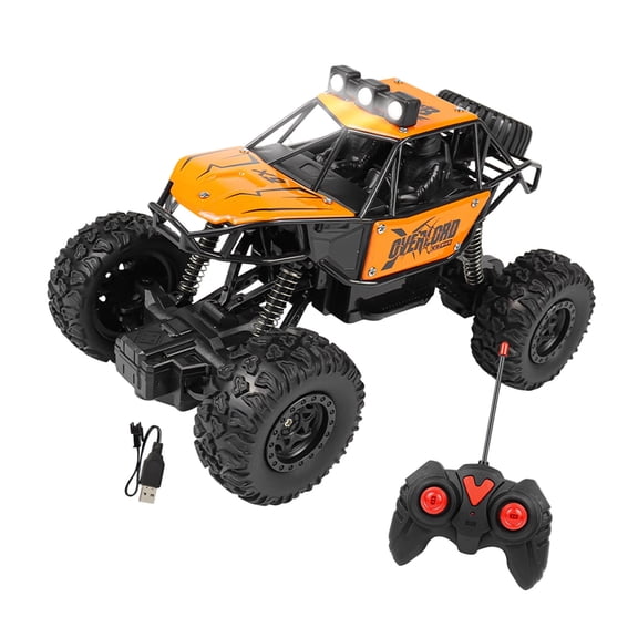 All Terrain Remote Control Car with LED Night Lights & Responsive Steering Accuracy Controlled Monsters for Outdoor Fun