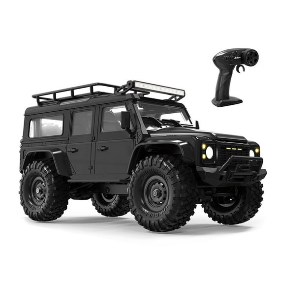 All Terrain Remote Control Climbing Car Toy 1/16 Scale 4x4WD Model Crawler Car with Powerful Motor and Metal Steering