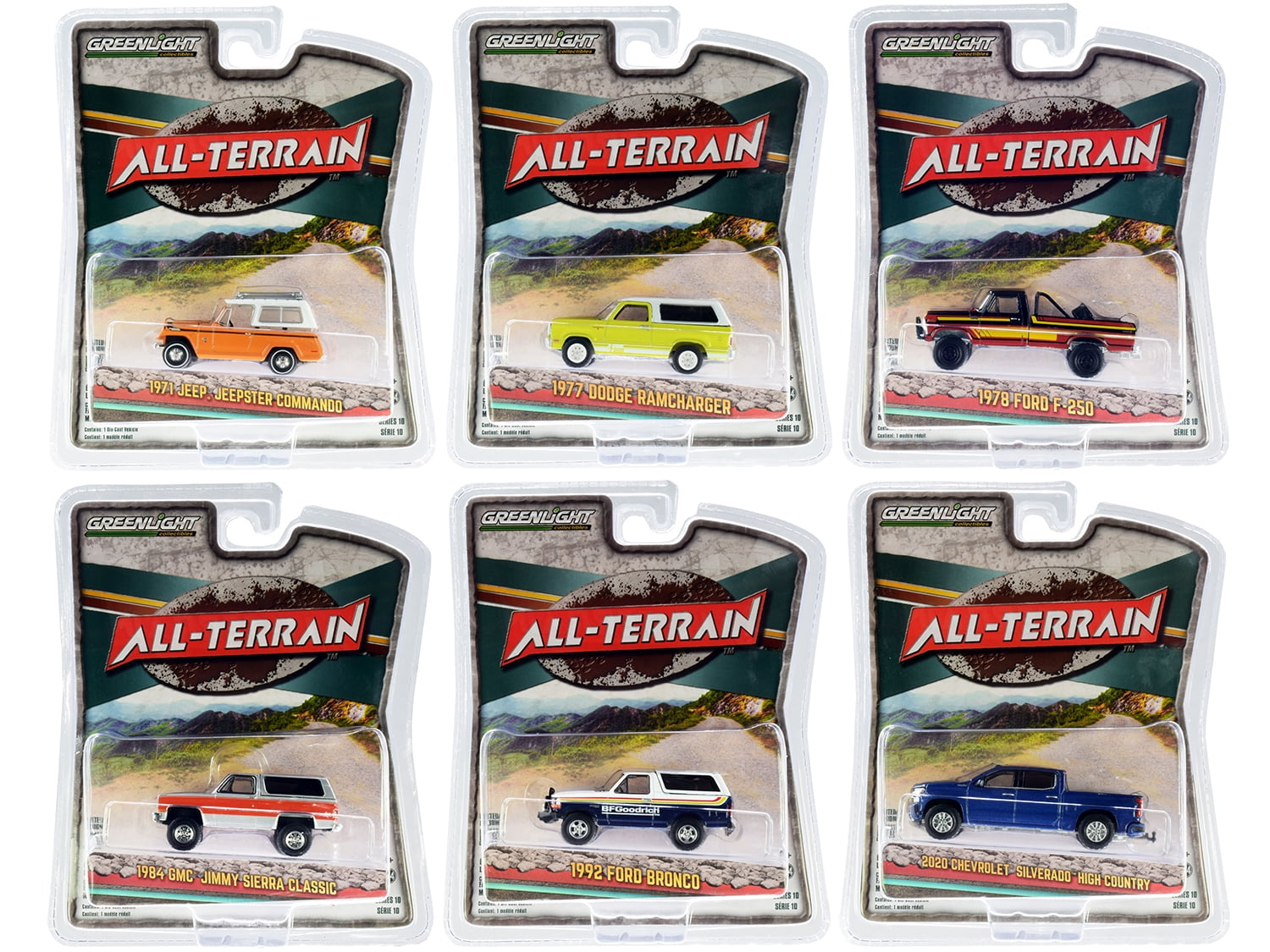 All Terrain Series 14 - 6-Piece Set - 1:64 Model Cars by Greenlight - The  Baseball Card King, Inc.