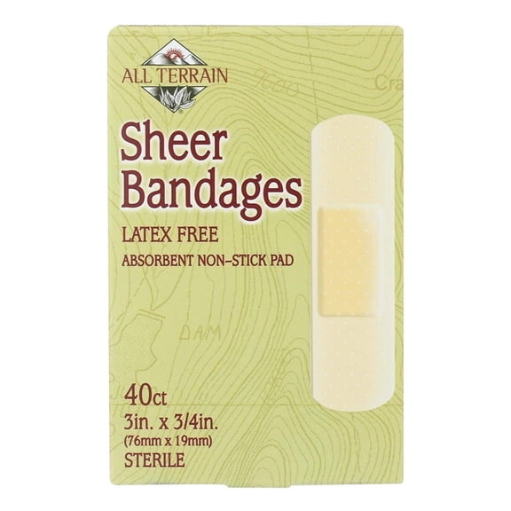 All Terrain Sheer Bandages Latex Free 40 Bandages