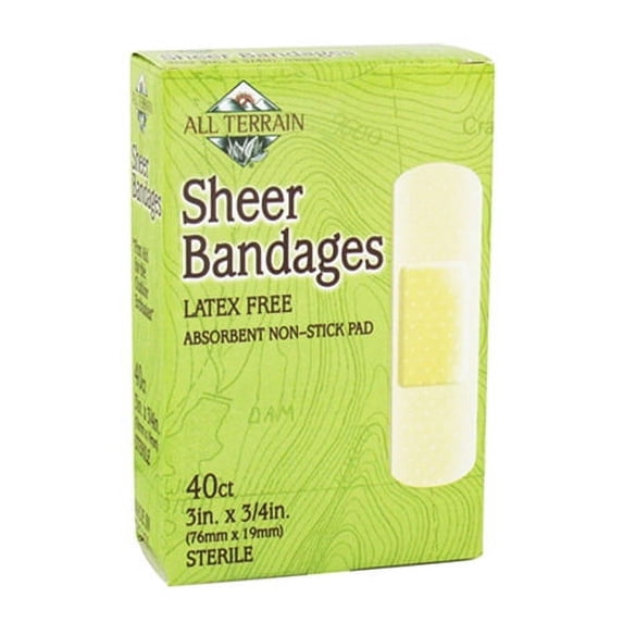 All Terrain Sheer Non Stick Pad Bandages, Latex Free - 40 Ea, 6 Pack