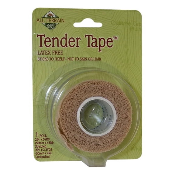 All Terrain Tender Tape 2 Inches X 5 Yds Latex Free - 1 Rolls, 2 Pack