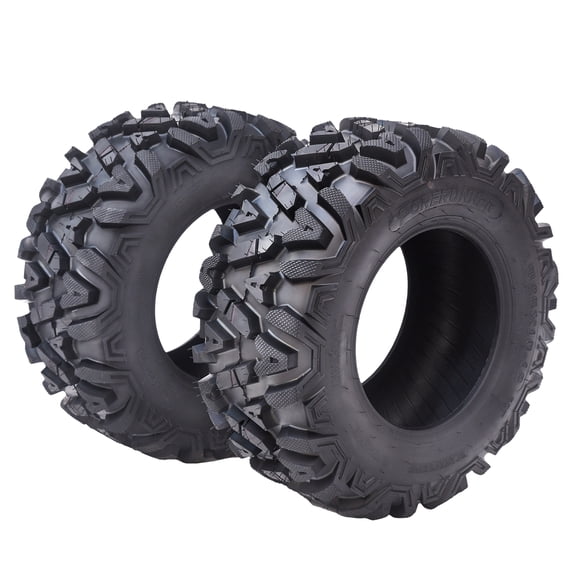 All Terrain Tires 25x10-12 for ATV/UTV, 6-Ply Tubeless, High Traction ...