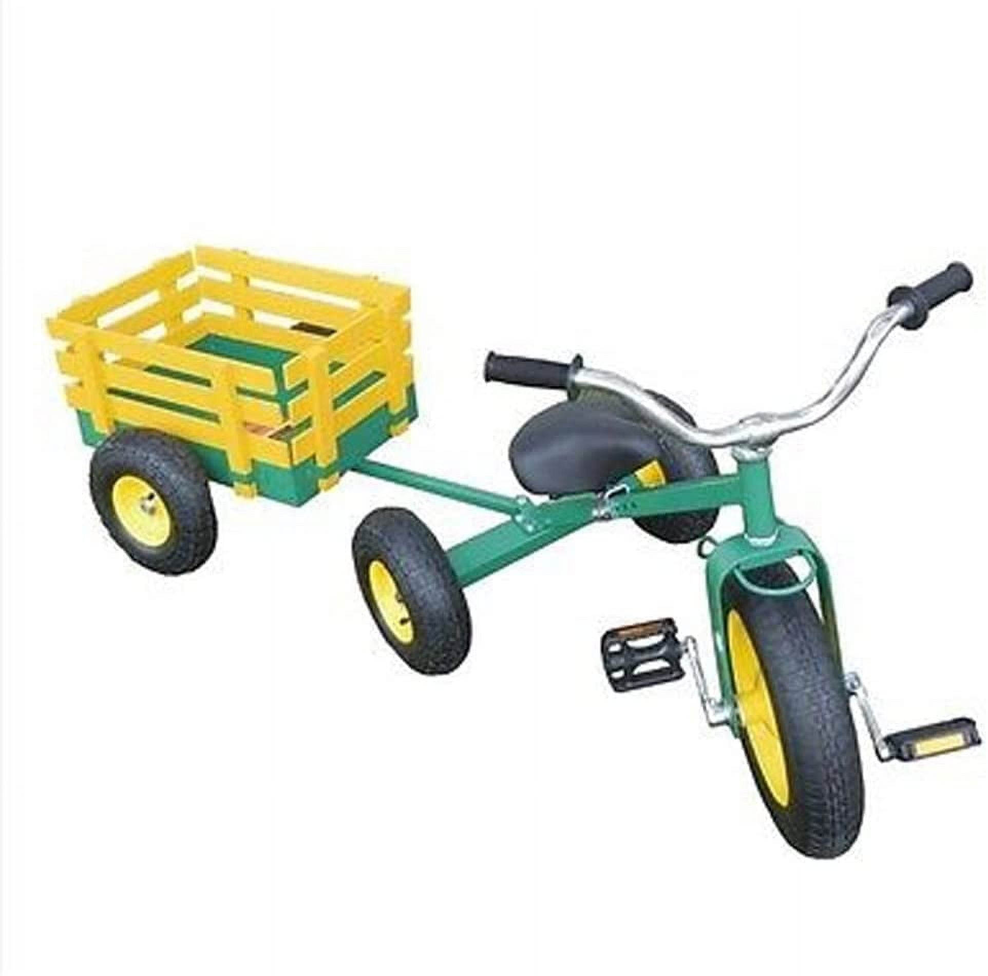 All Terrain Tricycle with Wagon (Green), CART042