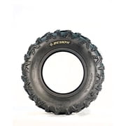 All-Terrain Tubeless ATV/UTV Tire   Deep Grip, Reinforced Sidewall, Wide Footprint, Off-Road Performance, Fits 11" Rim, 4PR, 2-Pack   Size AT22x7-11
