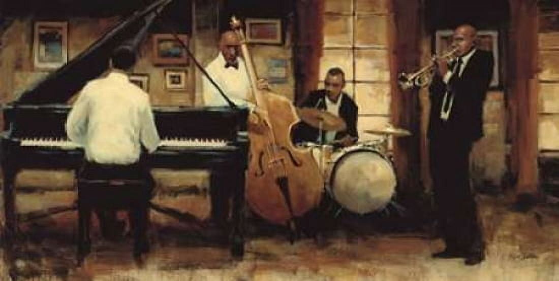 All That Jazz Canvas Art - Myles Sullivan (24 x 48)