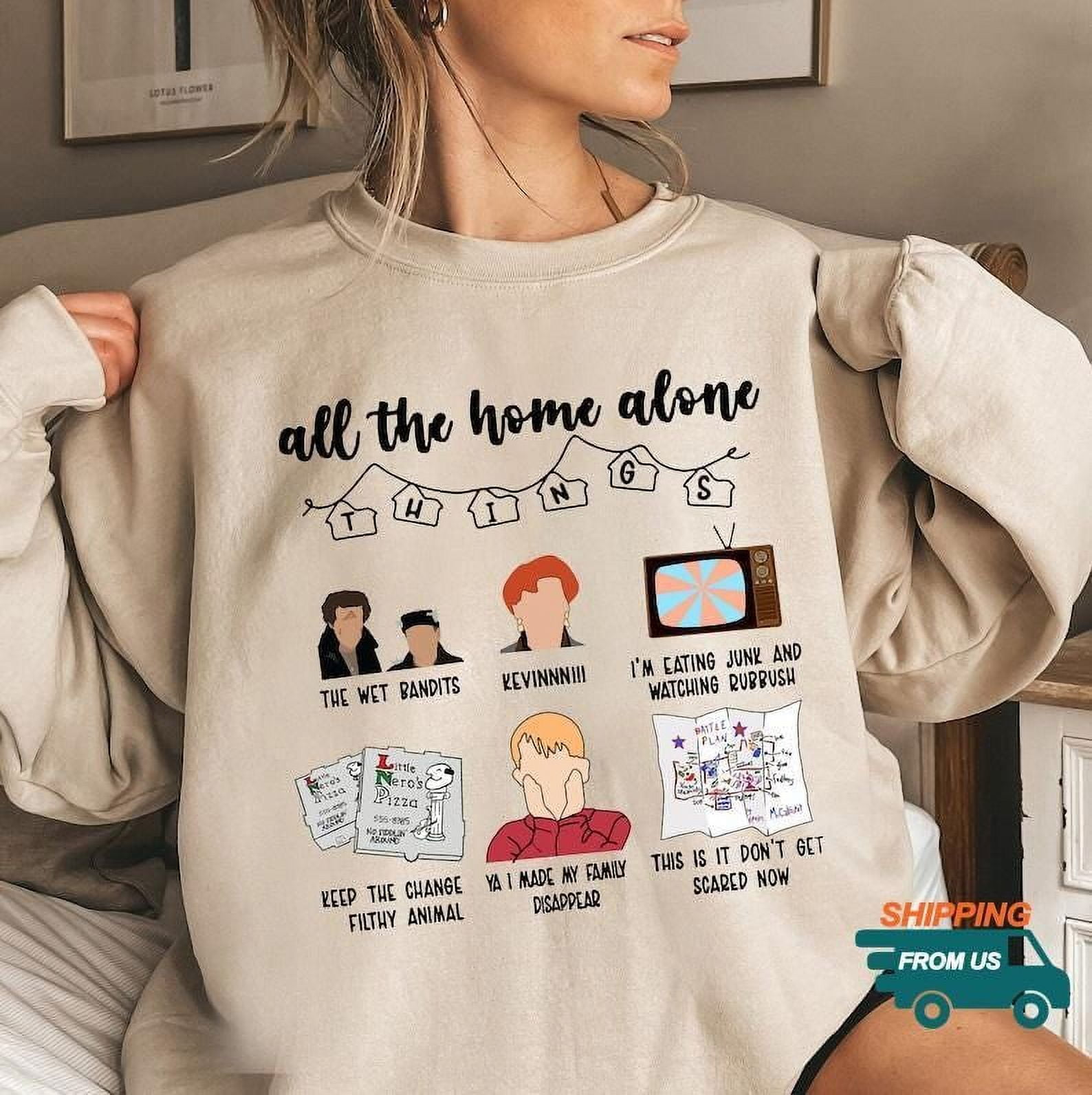 All The Home Alone Things Christmas Shirt, Christmas Movie Shirt, Funny