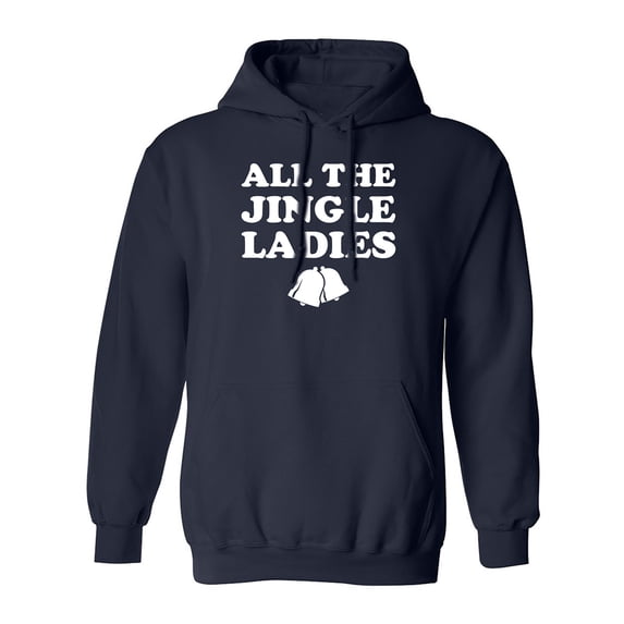 All The Jingle Ladies Adult Hooded Sweatshirt