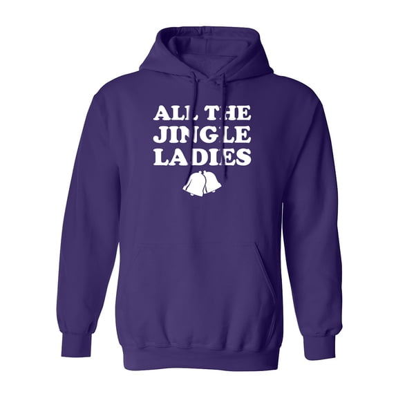 All The Jingle Ladies Adult Hooded Sweatshirt