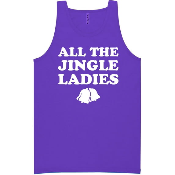 All The Jingle Ladies Neon Tank Top