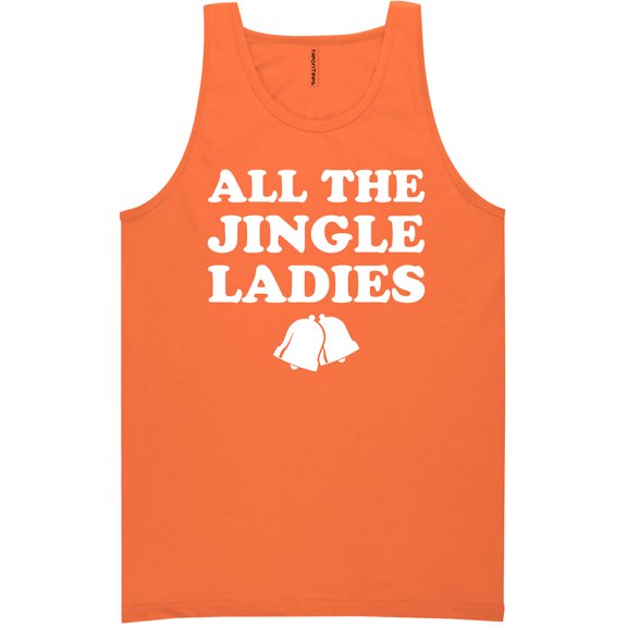 All The Jingle Ladies Neon Tank Top