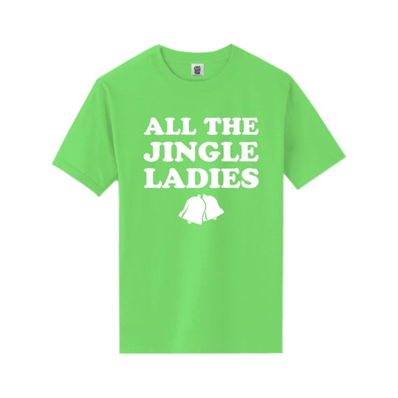 All The Jingle Ladies Short Sleeve Neon T-Shirt
