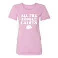 thumbnail image 1 of All The Jingle Ladies Womens crewneck tee, 1 of 3