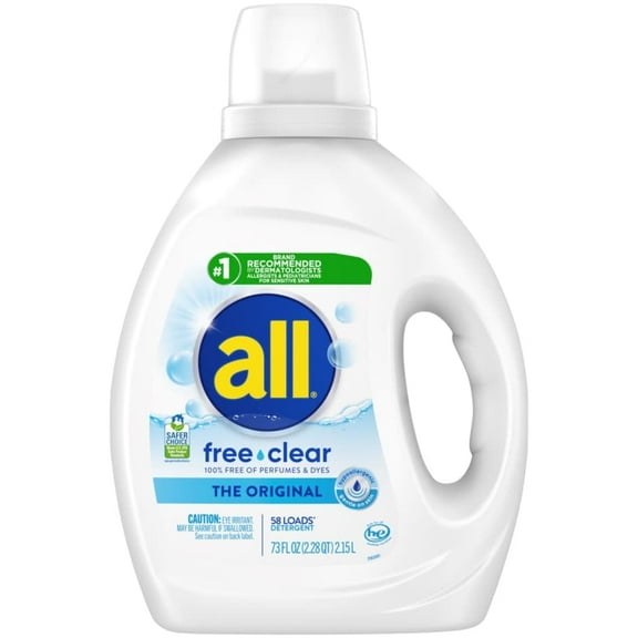 All The Original Liquid Laundry Detergent (Pack 1) - 58 Loads, 73fl