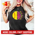 thumbnail image 1 of All The Pretty Girls Walk Like This Shirt, Softball Tshirt, Shirt for Womens,..., 1 of 2