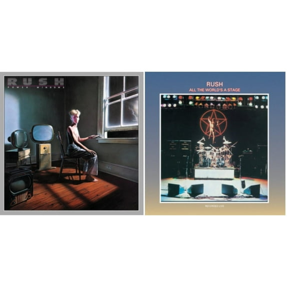 All The World's A Stage (180G) & Power Windows (180G) [LP Vinyl Bundle]