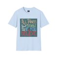 thumbnail image 1 of All Things Are Possible T-shirt, Light Blue, Unisex, S, 1 of 5