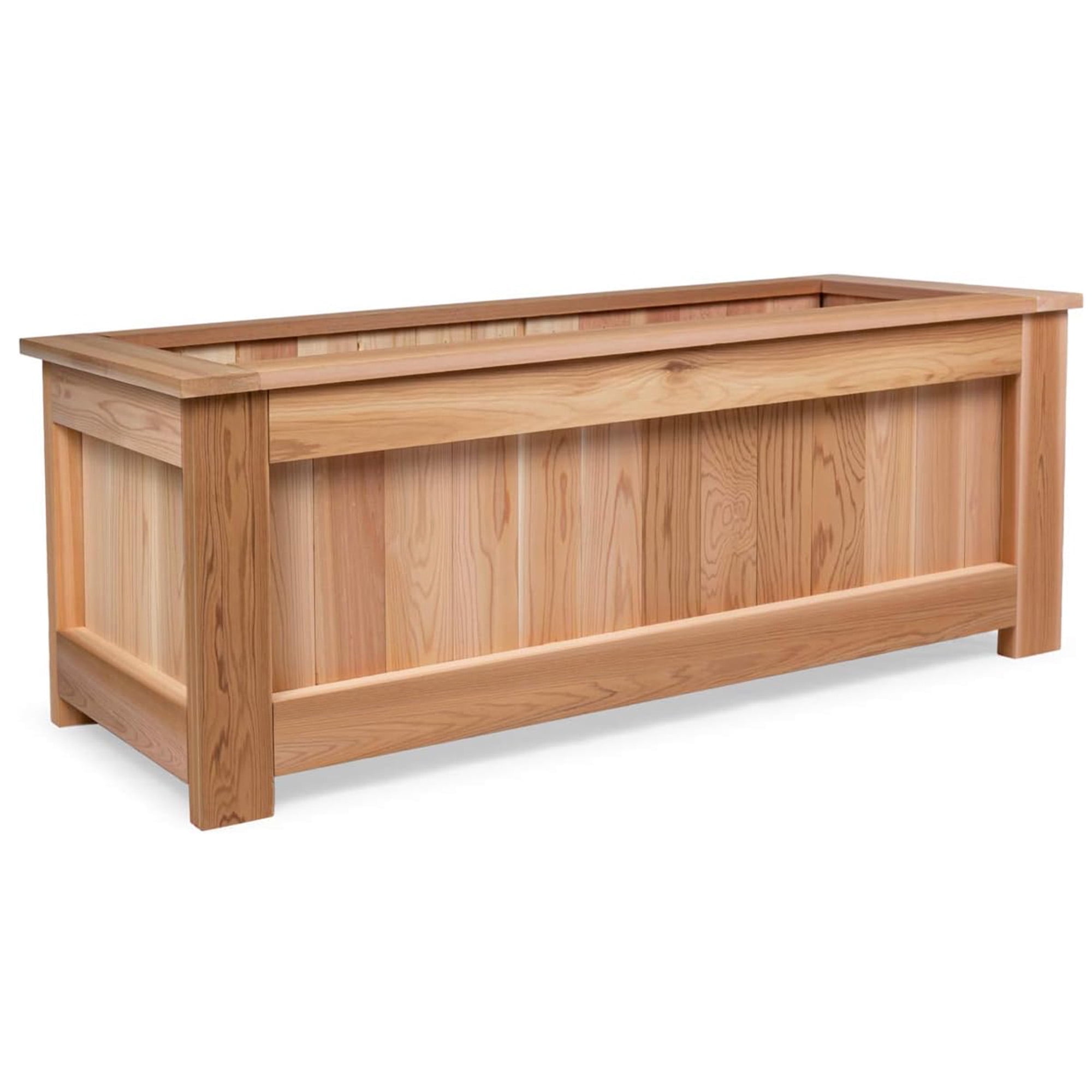 Elegant Cedar 4-Foot Planter Box for Outdoor & Indoor Spaces