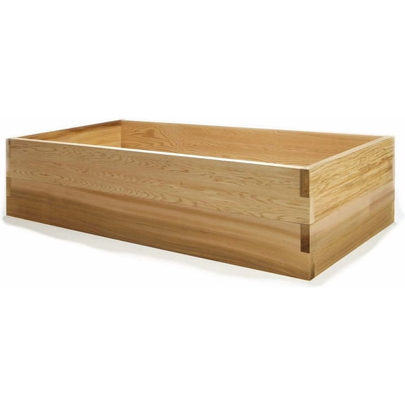 All Things Cedar 4x2 Ft Elevated Garden Box with Stackable and Expandable Design