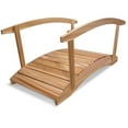 thumbnail image 1 of All Things Cedar FB72-R  6-Ft Cedar Wood Garden Bridge | Side Rails - 71L x 38W x 34H, 1 of 3