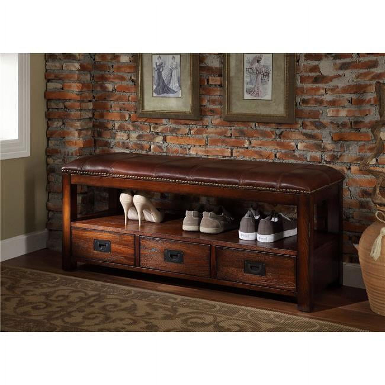 All Things Cedar HR330 Entryway Bench Table