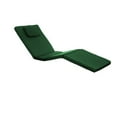 thumbnail image 1 of All Things Cedar TC70-G Chaise Lounger Cushion, Green, 1 of 3