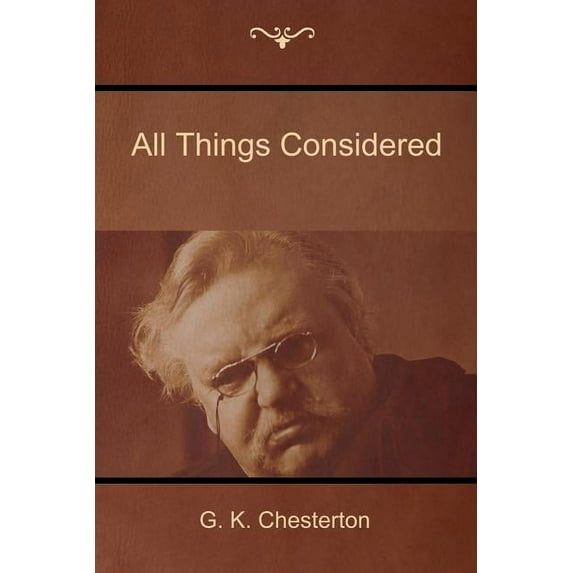 All Things Considered, (Paperback)