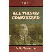 All Things Considered, Paperback