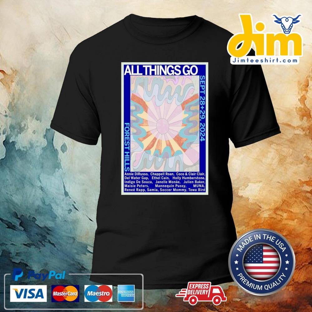 All Things Go September 29 2024 Forest Hills Queens New York TShirt