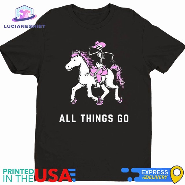 All Things Go Skeleton Pony Nyc Lineup Shirt
