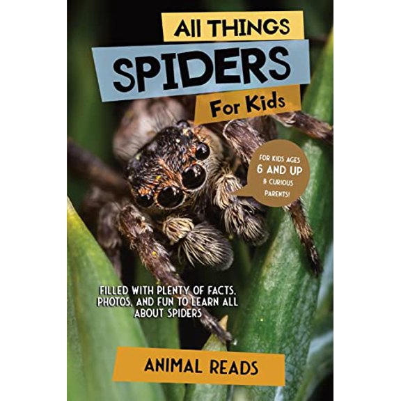 Pre-Owned All Things Spiders For Kids: Filled With Plenty of Facts, Photos, and Fun to Learn all About Spiders (Paperback) by Animal Reads