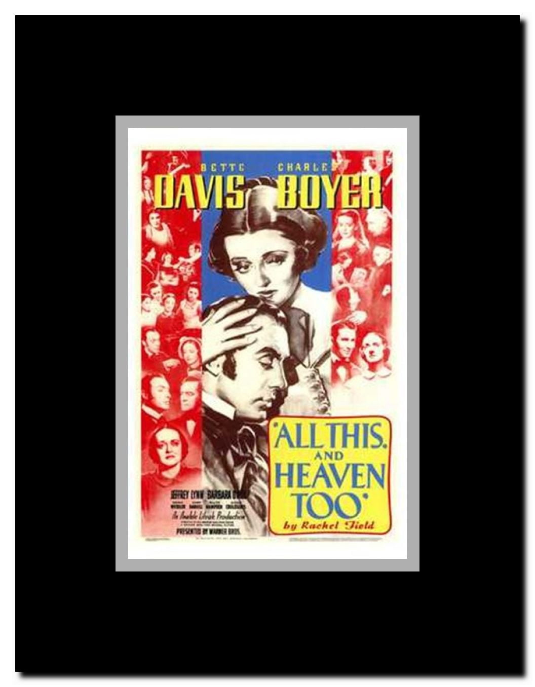 All This and Heaven Too Framed Movie Poster