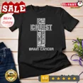 thumbnail image 1 of All Through Christ Brain Cancer Warrior Awareness Unisex T-shirt, 1 of 2