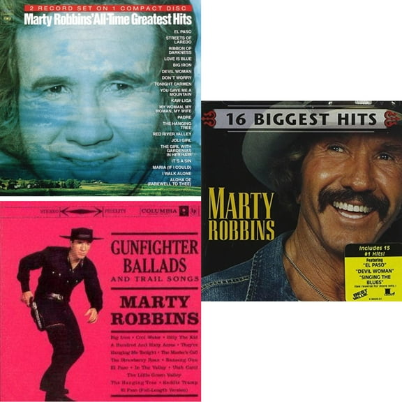 All Time Greatest Hits & Gunfighter Ballads & Trail Songs & 16 Biggest Hits [CD Bundle]