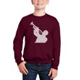 thumbnail image 1 of All Time Jazz Songs - Boy's Word Art Crewneck Sweatshirt, 1 of 3