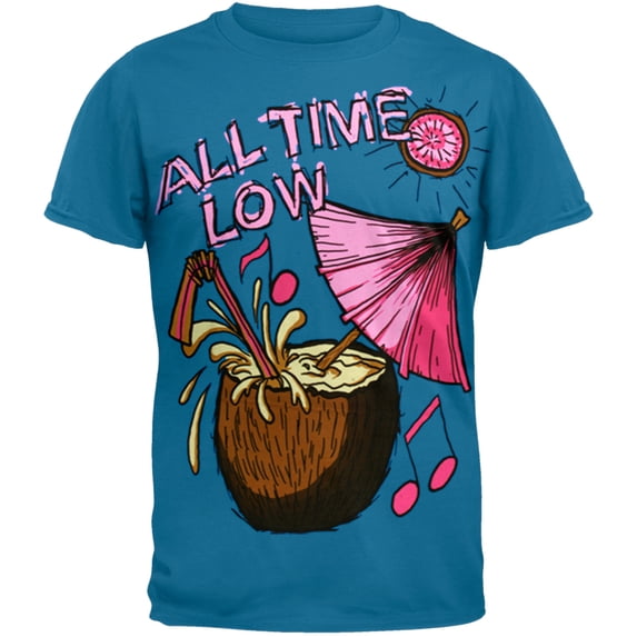 All Time Low Men's Coconut In Paradise Soft Short Sleeve T Shirt