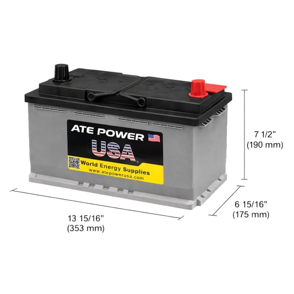 All Travel Energies AGM Car Battery Maintenance-Free 12V Automotive Battery with 3-Year Free Replacement | High-Performance, Leak-Resistant Design