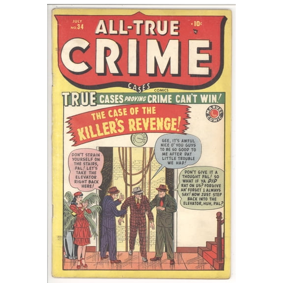 All True Crime Cases Comics #34 Comic Book